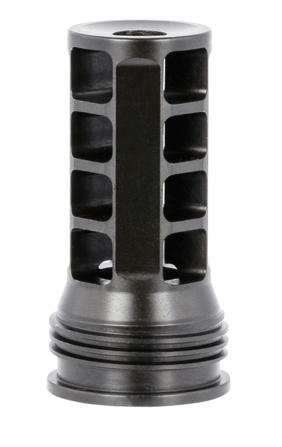 Huxwrx OSS QD 762 Muzzle Brake & Suppressor Mount Black 5/8-24 30 Cal