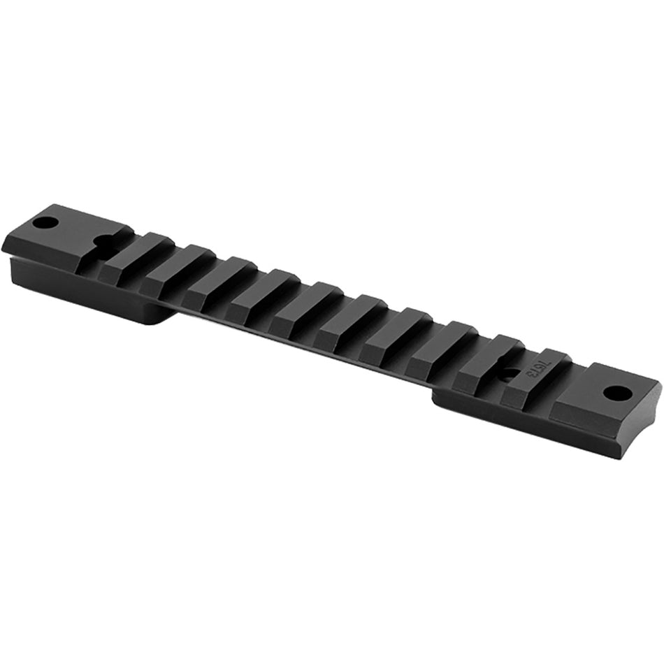 Warne Mountain Tech Rail Matte Black Remington Short Action Picatinny