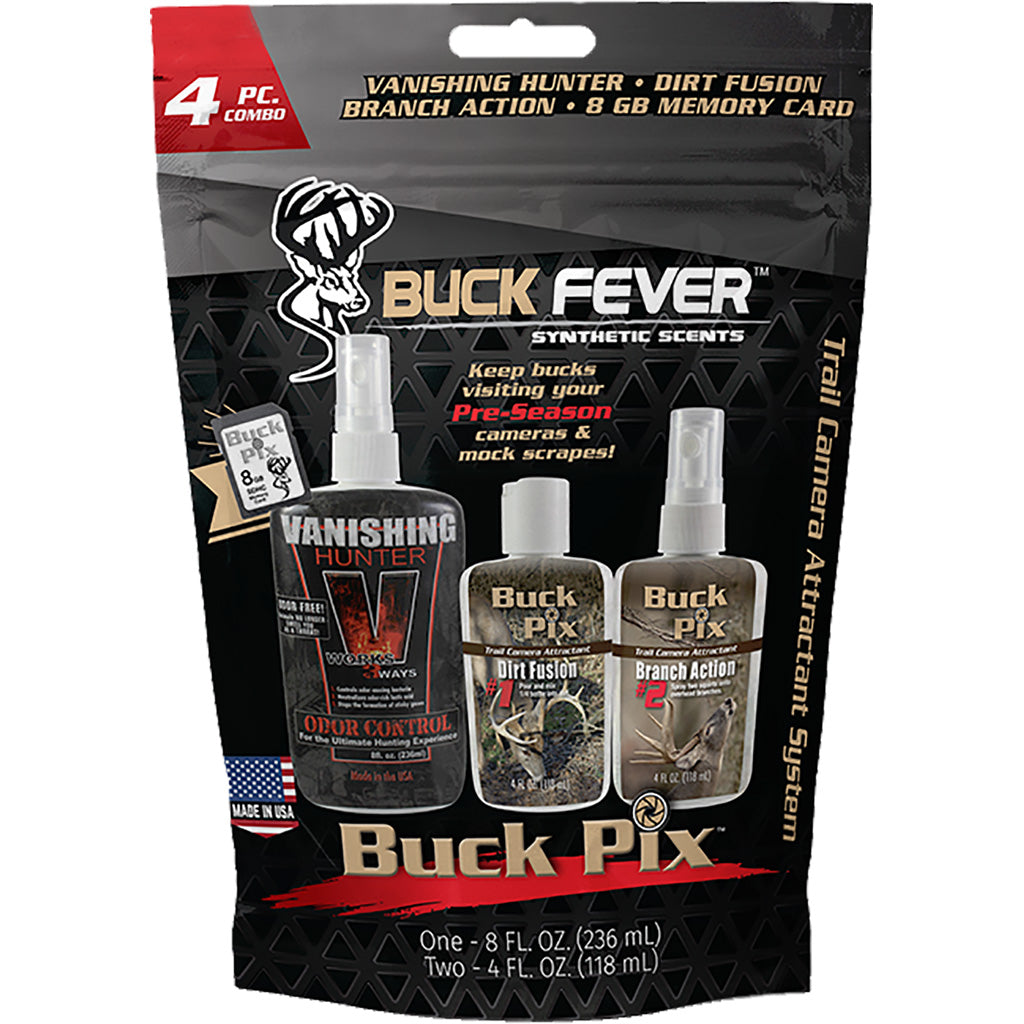 Buck Fever Buck Pix Trail Camera and Scent Combo Kit