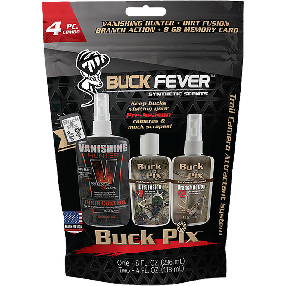 Buck Fever Buck Pix Trail Camera and Scent Combo Kit