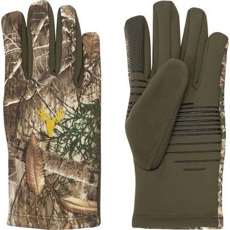 Hot Shot Hawktail Realtree Edge Youth Stretch-Fit Gloves