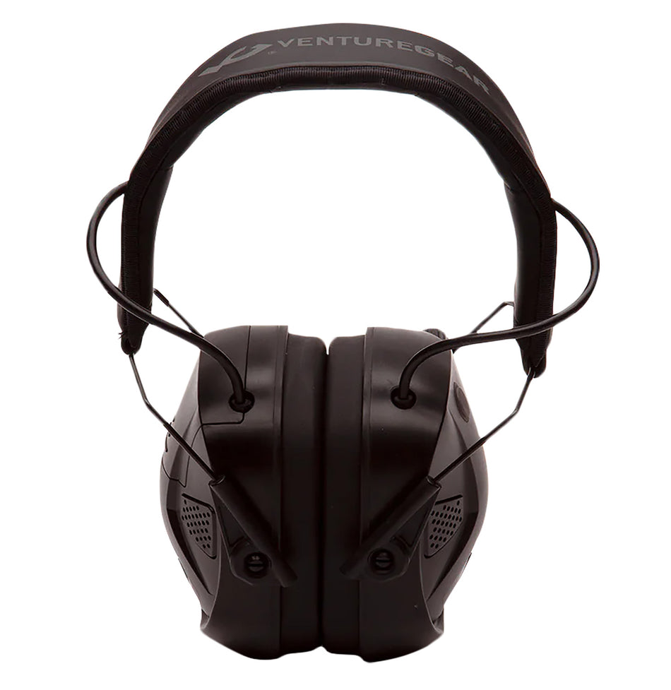Pyramex Venture Gear AMP BT Electronic Muff 26 dB NRR Bluetooth Over-the-Head Black 1 Pair