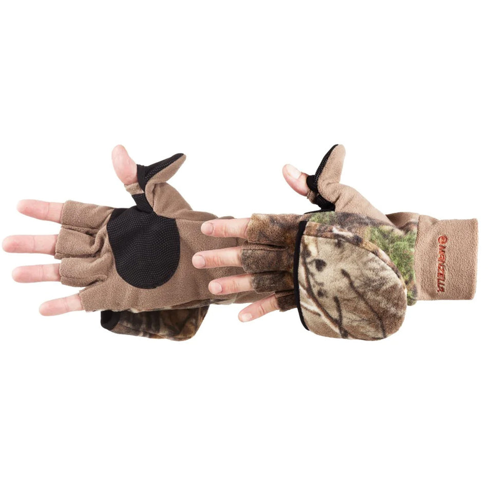 Manzella Hunter Convertible Mitten/Glove Medium Realtree Edge Camo