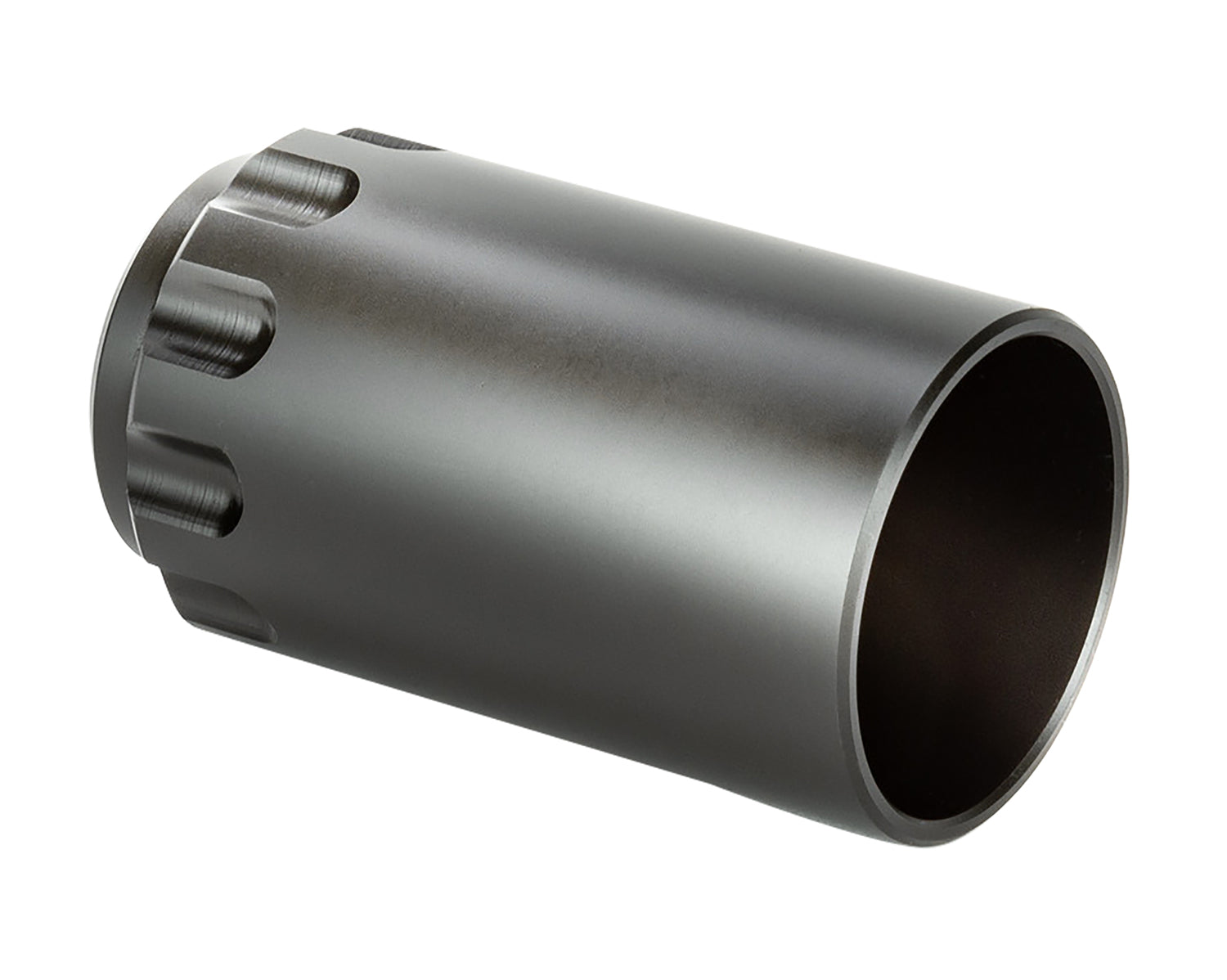 Griffin Armament GATMBS 17-4 Stainless Steel Taper Mount Blast Shield Black Melonite QPQ Finish