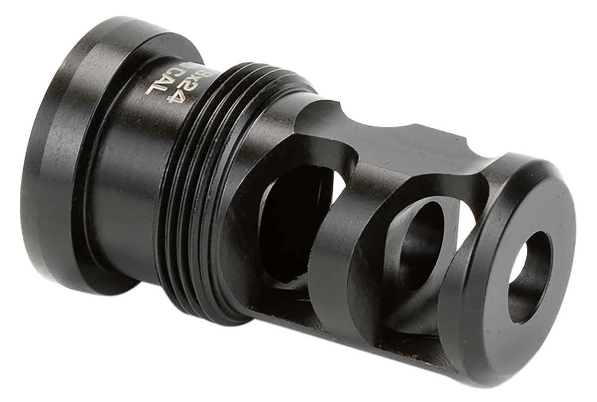 Griffin Armament TMPB30C5824 Paladin 2-Port Taper Mount Brake 30 Cal 5/8"-24 tpi Black Melonite QPQ Stainless