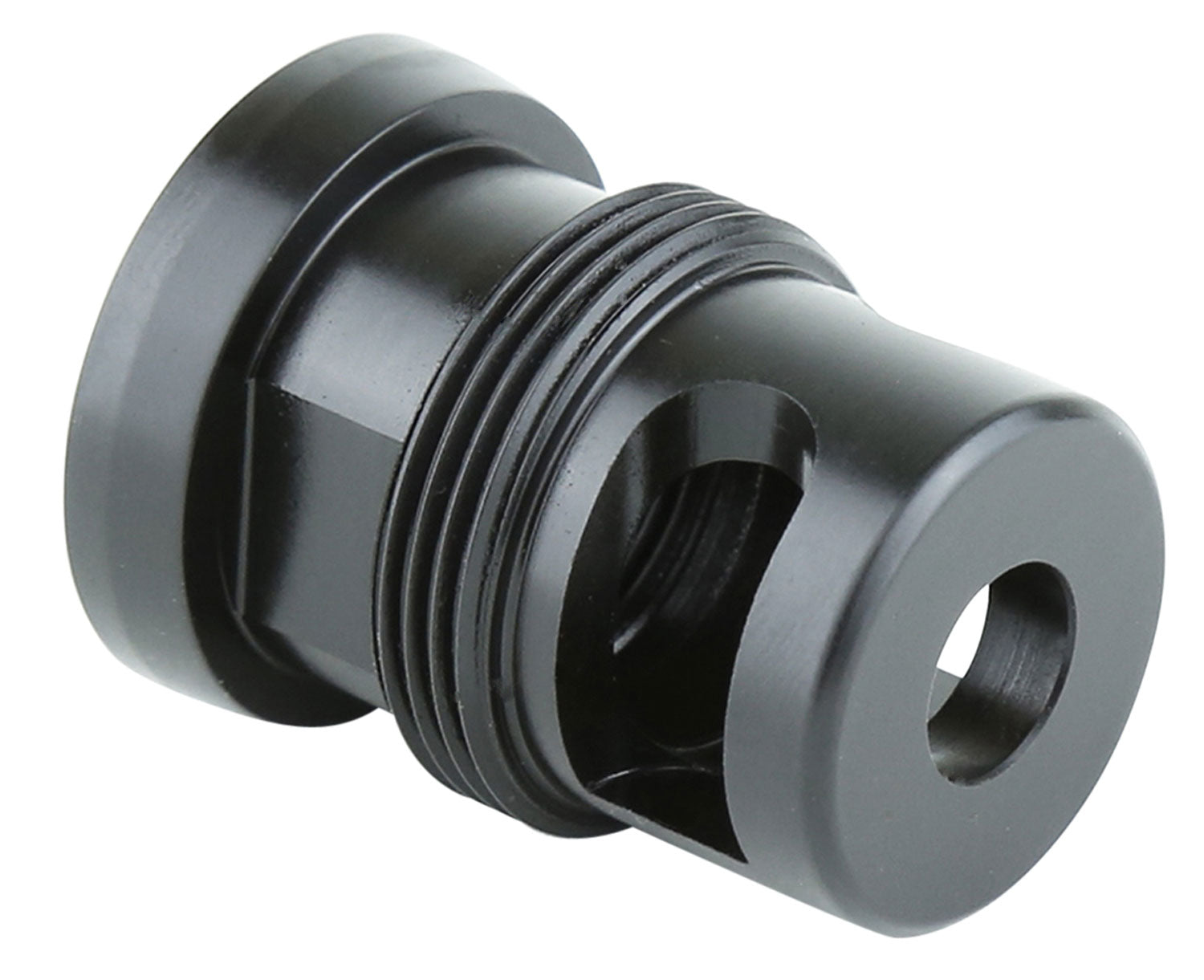 Griffin Armament TMM762 Minimalist Taper Mount Brake 30 Cal 5/8"-24 tpi Black 17-4 Stainless Steel