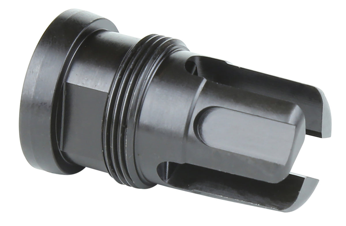 Griffin Armament TMMFH1228 Taper Mount Minimalist Flash Suppressor 5.56mm 1/2"-28 tpi Black Stainless Steel