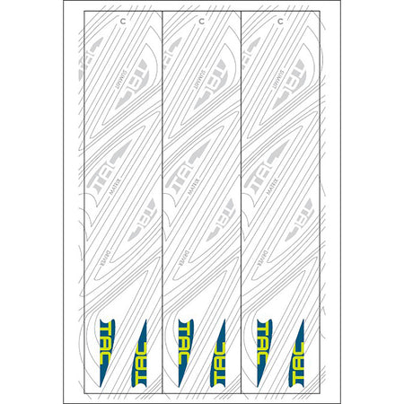 TAC Vane Arrow Wraps White Size C 4.675 in. Pack of 13