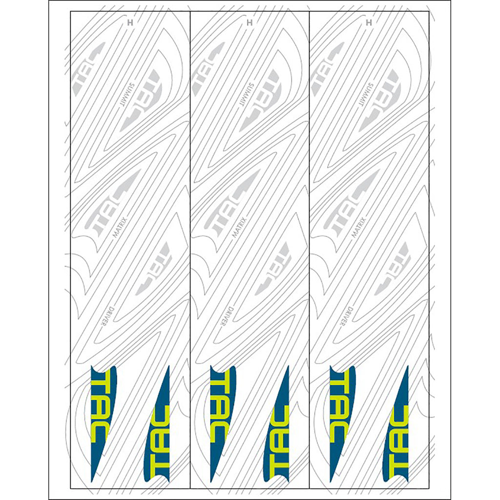 TAC Vane Arrow Wraps White Size H 5.5 in. Pack of 13