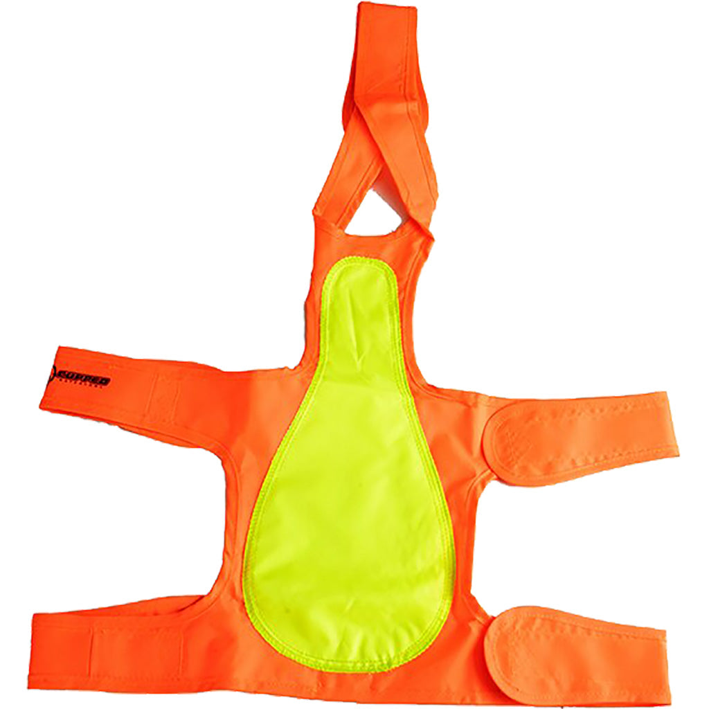 Cupped Blazed Orange Hunting Dog Field Vest