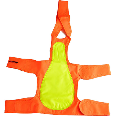 Cupped Blazed Orange Hunting Dog Field Vest