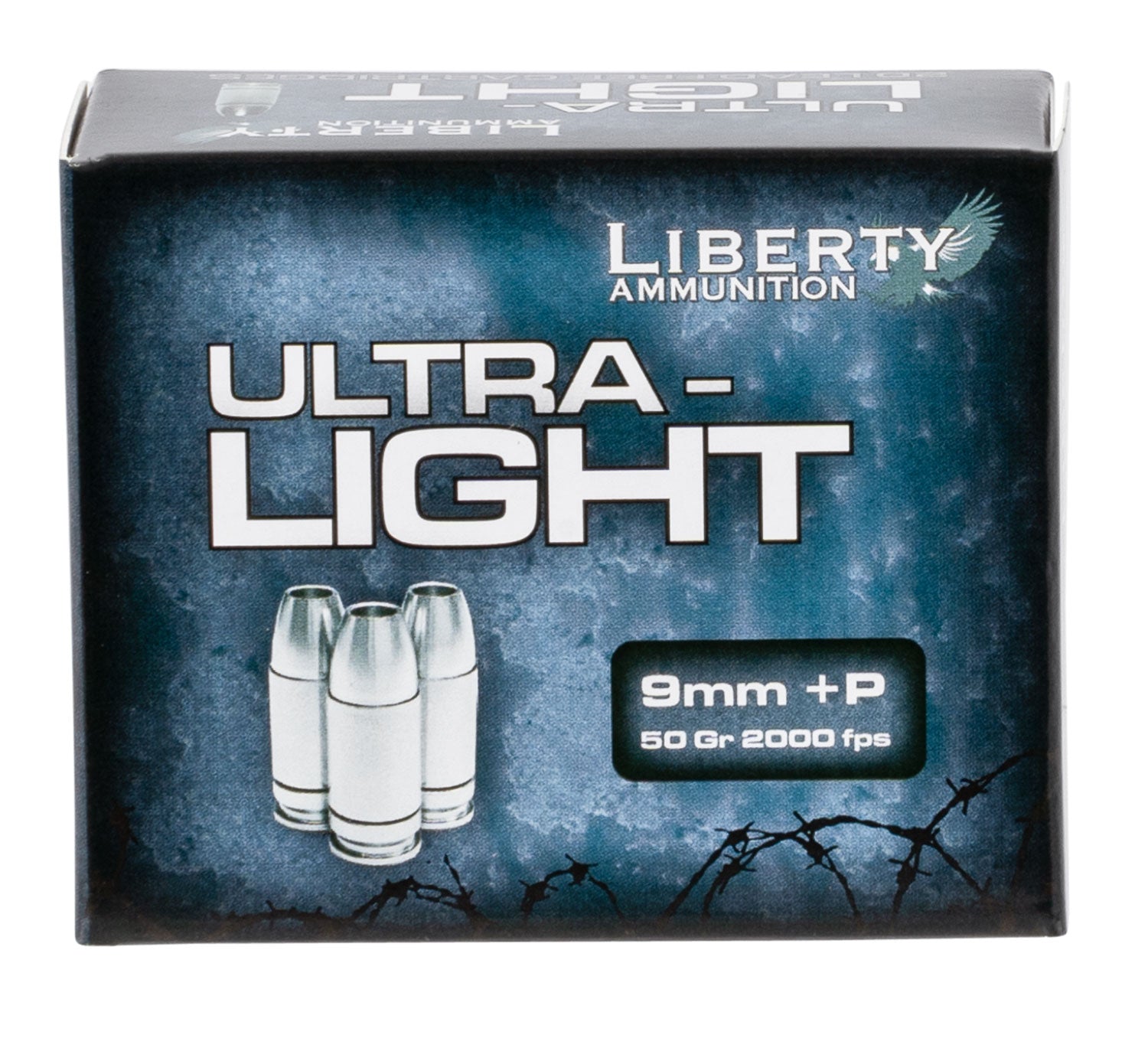 Liberty Ammunition 9mm Luger/Parabellum LAUL9052 Ultra-Light Protection Lead Free Fragmenting Hollow Point 50 Grain