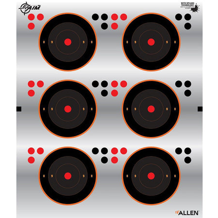 EzAim Reflective Splash Adhesive Aiming Dot Targets 3 in. 6-Pack