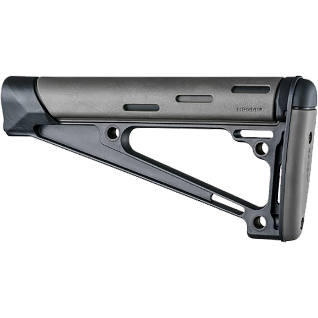 Hogue Grey OverMolded Fixed Buttstock for A2 Buffer Tube