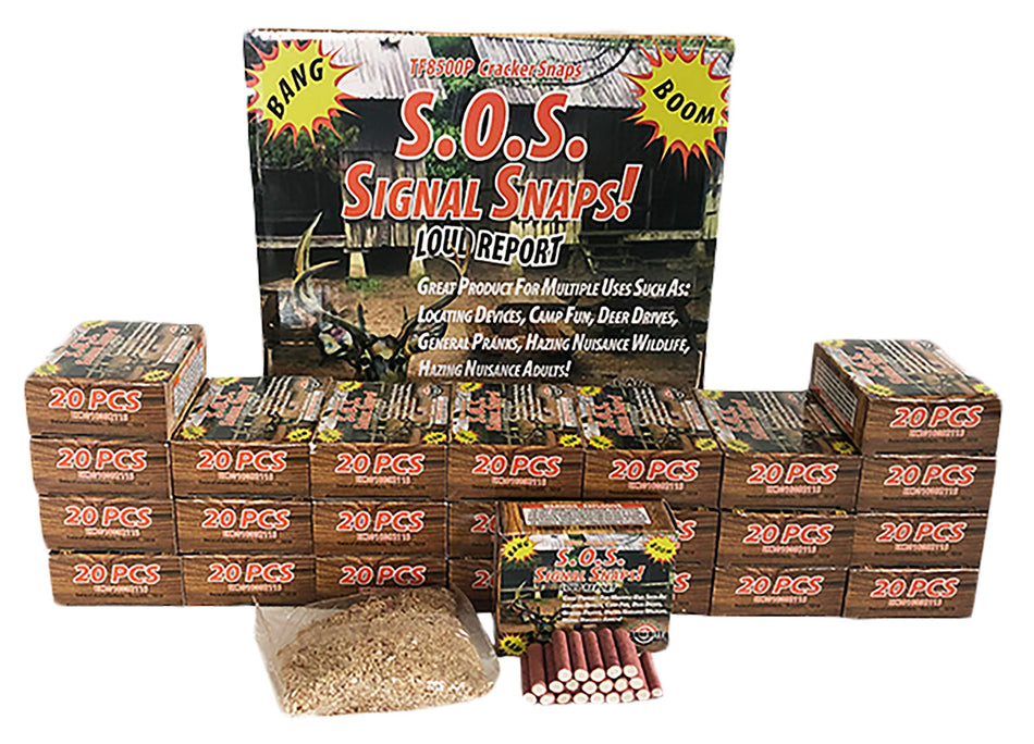 Tannerite S.O.S. Signal Snaps Impact Enhancement Novelty Firecrackers 480 Count