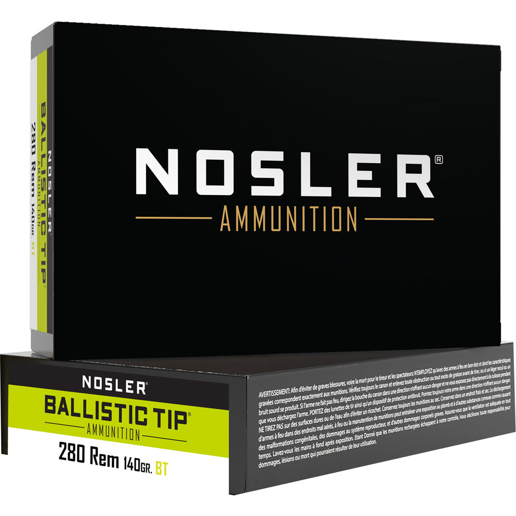 Nosler .280 Remington 40073 Ballistic Tip Hunting Spitzer Ballistic Tip 140 Grain