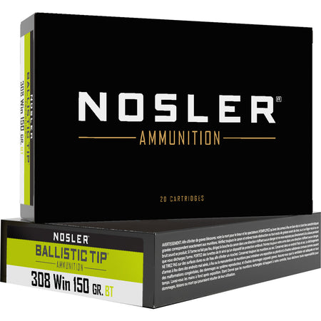 Nosler .308 Win / 7.62x51mm 61028 Ballistic Tip Spitzer Ballistic Tip Varmint 150 Grain