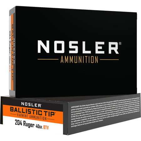 Nosler .204 Ruger 61021 Varmint Ballistic Tip SP 40 Grain