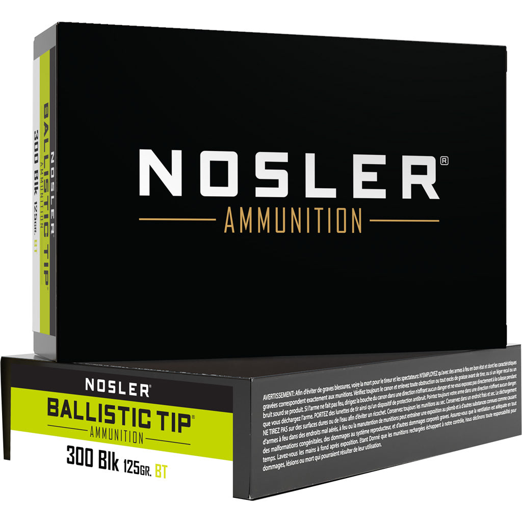 Nosler .300 AAC Blackout 61032 Ballistic Tip SP 125 Grain