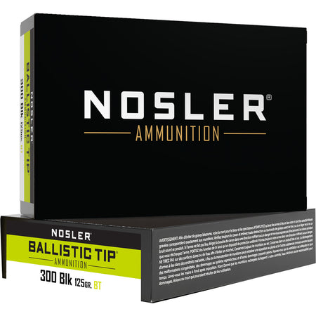 Nosler .300 AAC Blackout 61032 Ballistic Tip SP 125 Grain