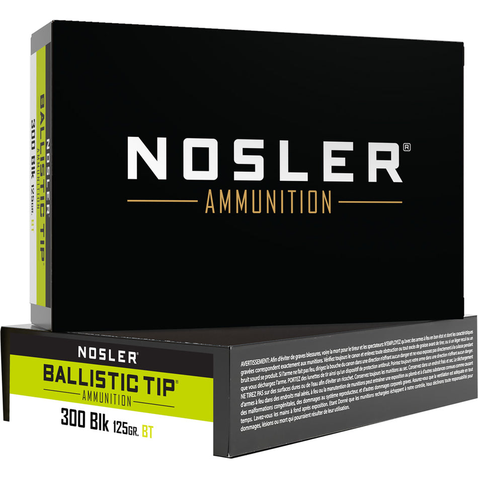 Nosler .300 AAC Blackout 61032 Ballistic Tip SP 125 Grain