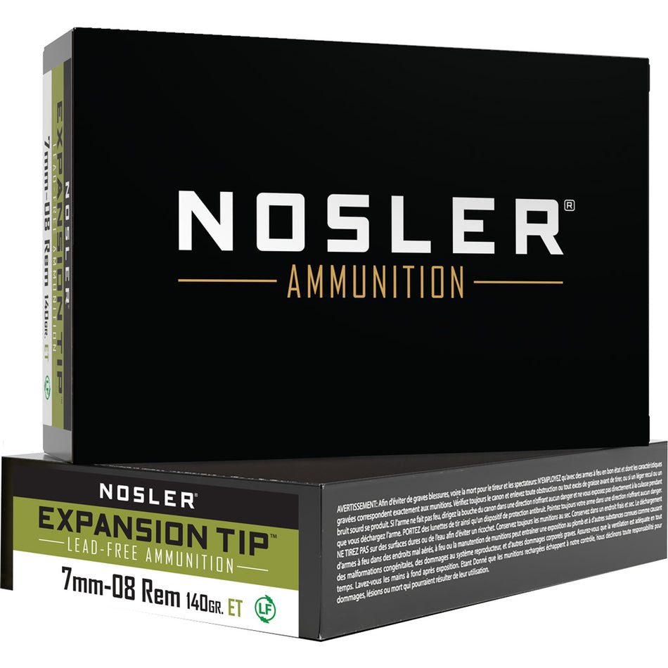 Nosler 7mm-08 Remington 40033 Expansion Tip SP 140 Grain