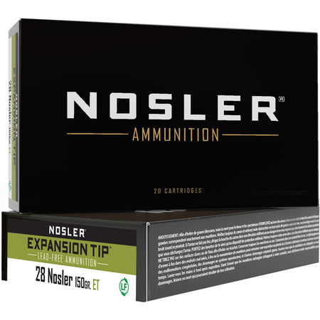 Nosler .28 Nosler 40039 Expansion Tip E-Tip Lead-Free 150 Grain