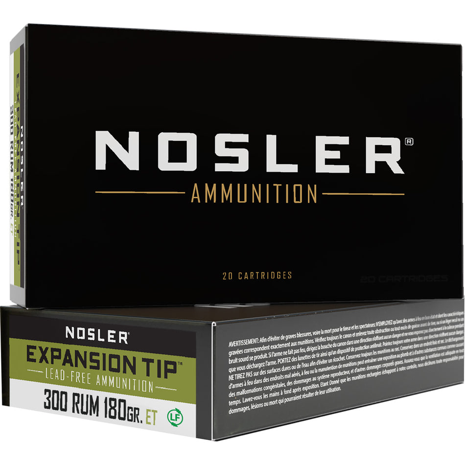 Nosler .300 RUM 40144 Expansion Tip SP 180 Grain