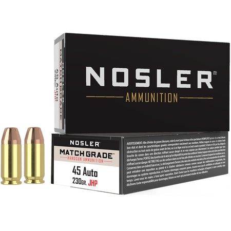 Nosler .45 ACP/Auto 51284 Assured Stopping Power Jacketed Hollow Point JHP 230 Grain