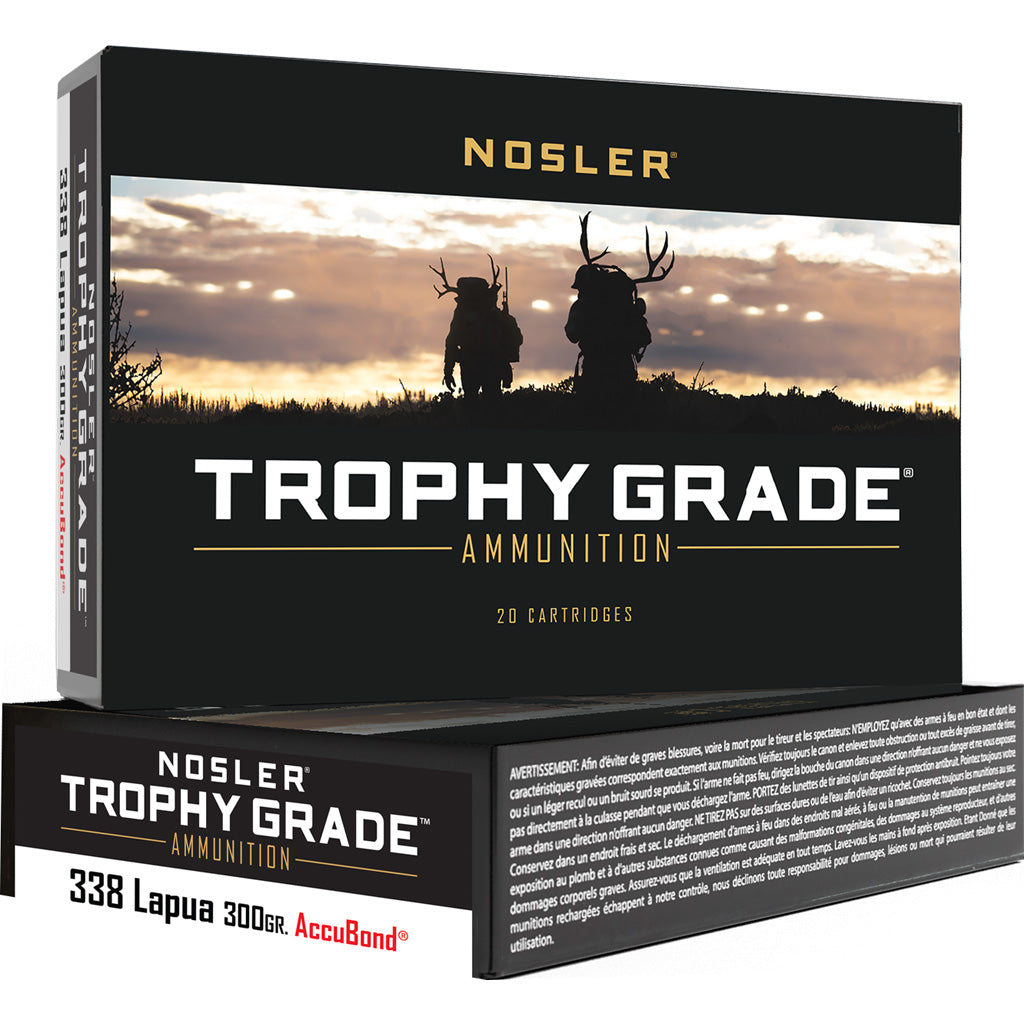 Nosler .338 Lapua Magnum 49323 Trophy Grade Nosler AccuBond 300 Grain