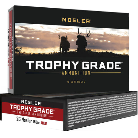 Nosler .26 Nosler 61052 Trophy Grade AccuBond Long Range Spitzer 150 Grain