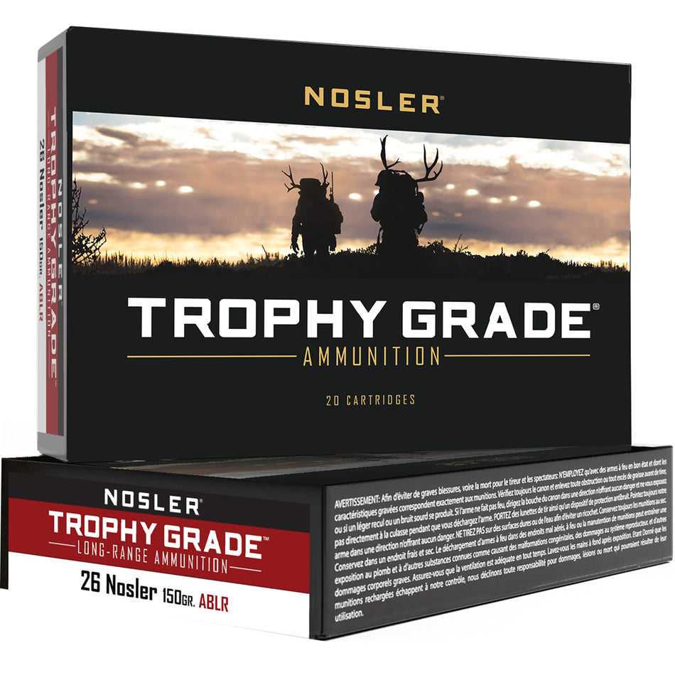 Nosler .26 Nosler 61052 Trophy Grade AccuBond Long Range Spitzer 150 Grain