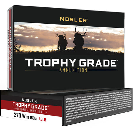 Nosler .270 Winchester 60125 Trophy Grade Nosler Spitzer AccuBond Long Range 150 Grain