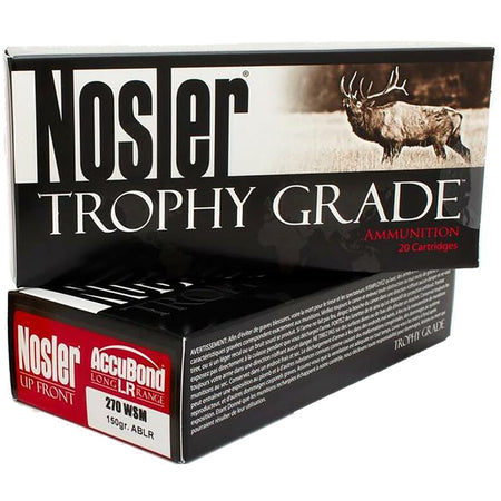 Nosler .270 WSM 60114 Trophy Grade Nosler Spitzer AccuBond Long Range 150 Grain