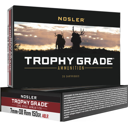 Nosler 7mm-08 Remington 61020 Trophy Grade AccuBond Long Range 150 Grain
