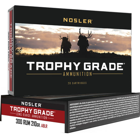 Nosler .300 RUM 60129 Trophy Grade Nosler Spitzer AccuBond Long Range 210 Grain