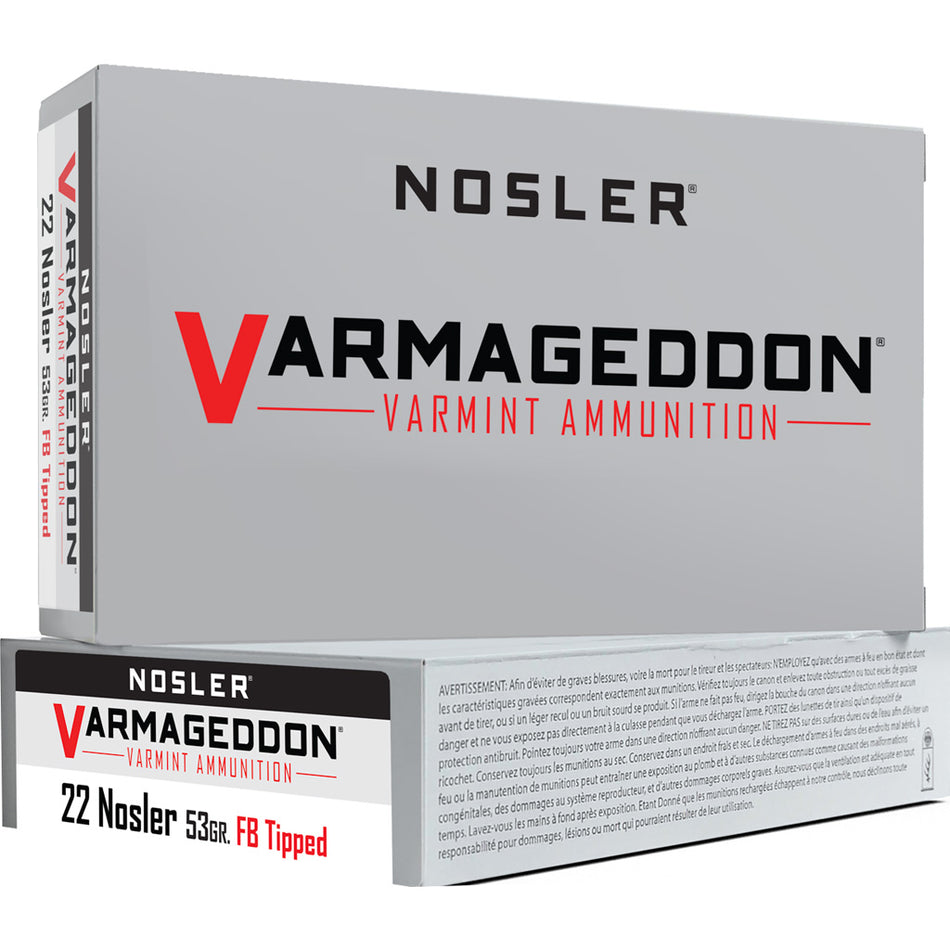 Nosler .22 Nosler 65177 Varmageddon FB TIPPED 53 Grain