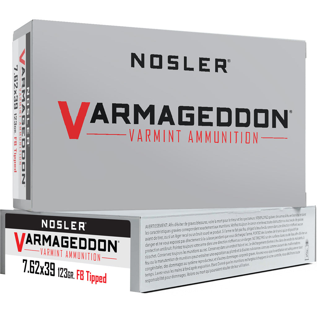 Nosler 7.62x39mm 60176 Varmageddon FB TIPPED 123 Grain