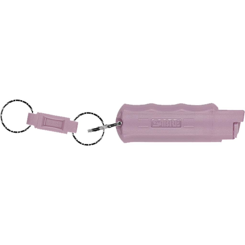 Sabre Red Keychain Pepper Spray Hard Case Dust with Quick Release Ring