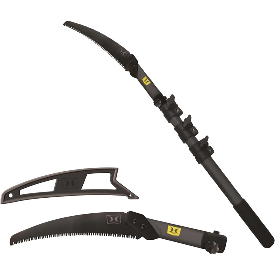 Hawk Helium 10-Foot Adjustable Pole Saw Grey with 11-Inch Blade