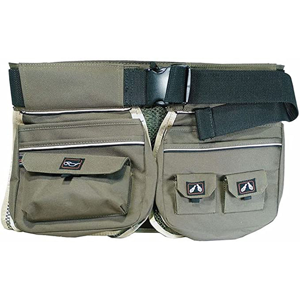 GPS Sporting Clays Half Vest Black Mesh Back with Belt