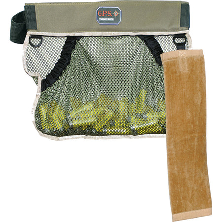 GPS Sporting Clays Half Vest Olive Mesh Back with Belt