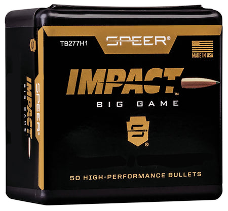 Speer Impact 277 Cal 150 Grain Tipped Plated Component Bullets 50/Box