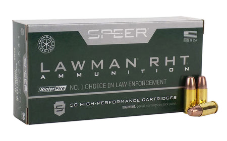Speer 9mm Luger/Parabellum 53365 Lawman Training RHT SinterFire Frangible 100 Grain