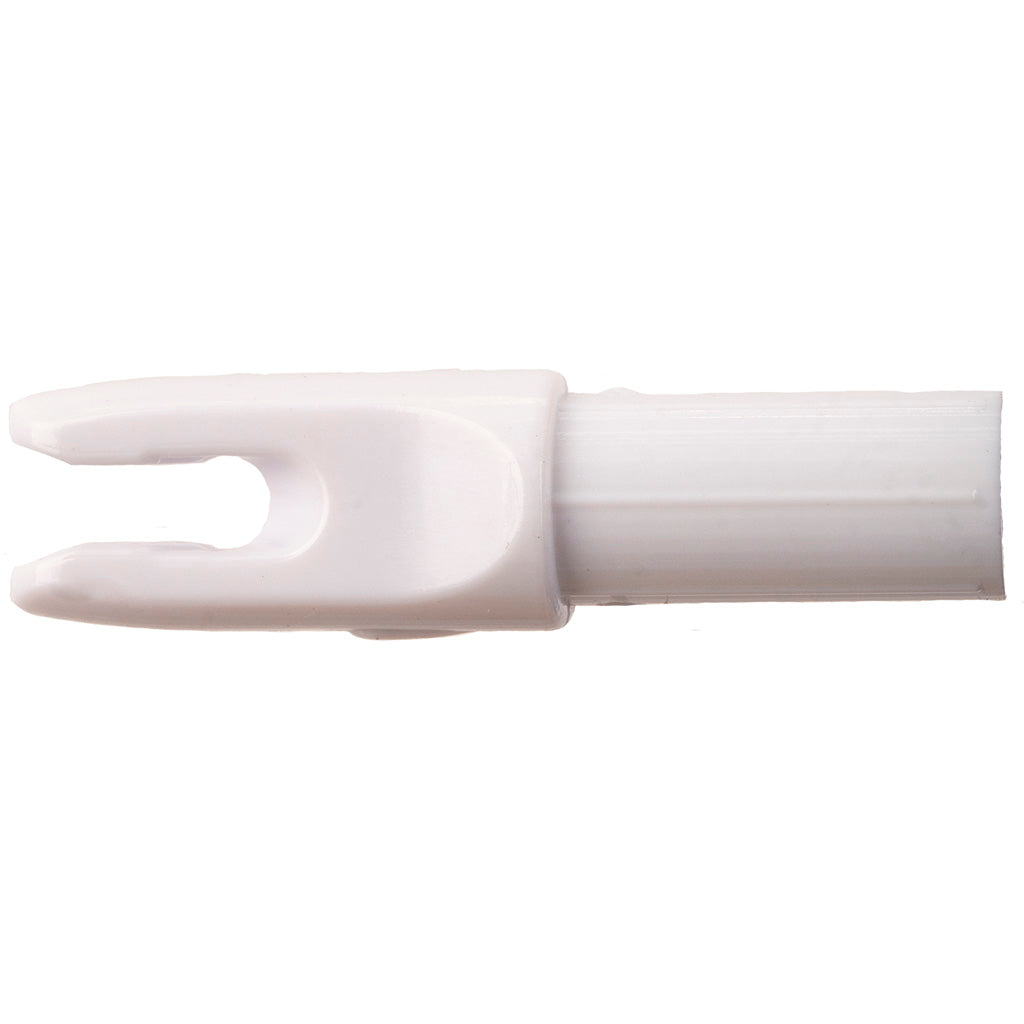 Victory VForce TKO Press-Fit Nocks White Color .245 Diameter 12 pk.