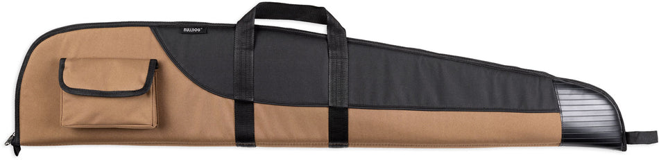 Bulldog BD230 Superior Rifle Case 48" Tan with Black Panels Water-Resistant Nylon