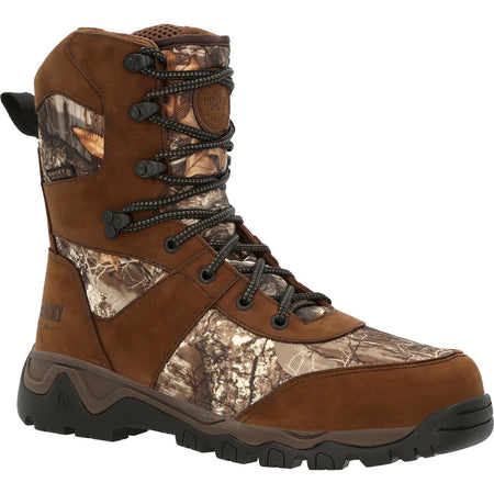 Rocky Red Mountain Boot Realtree Edge 800 Gram Thinsulate Insulated Size 8