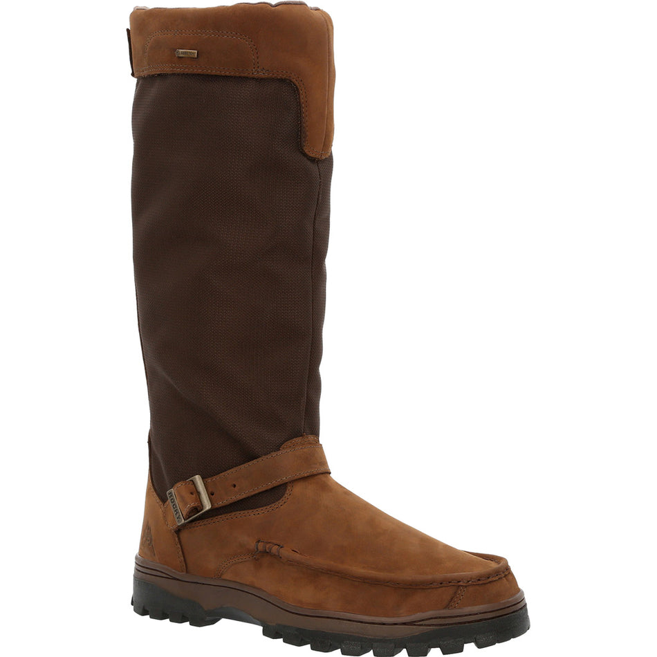 Rocky Outback Snake Guard Leather Hunting Boot Brown Size 12