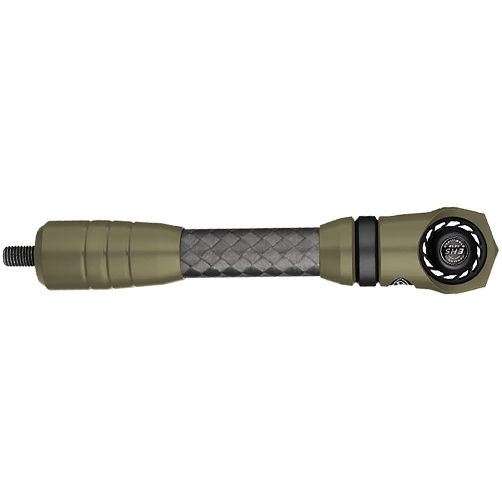 Mathews Flatline Carbon Fiber Stabilizer Green Ambush 6 in.