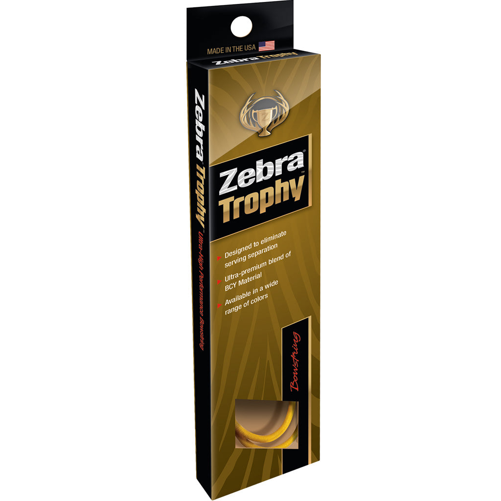 Zebra Trophy String Black V3 27 Pre-Conditioned Premium Bowstring